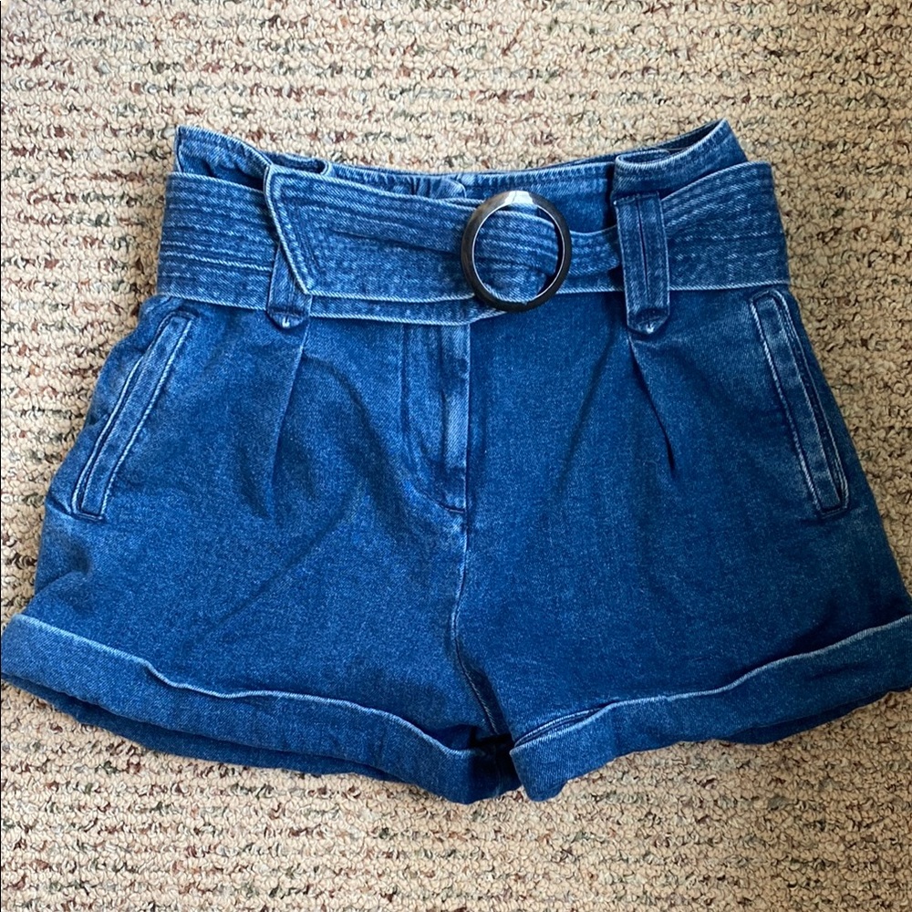 Sezane denim shorts